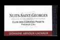 Domaine Arnoux-Lachaux. Nuits-Saint-Georges Clos des Corvées Pagets 1er cru