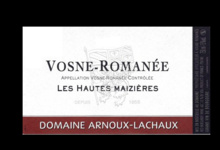 Domaine Arnoux-Lachaux. Vosnes-Romanée Les Hautes Maizières