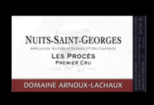 Domaine Arnoux-Lachaux. Nuits-Saint-Georges Les Procès 1er cru