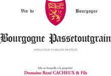 René Cacheux et Fils. Bourgogne passetoutgrain
