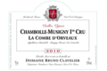 Domaine Bruno Clavelier. Chambolle-Musigny 1er cru "La Combe d’Orveau"