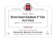Domaine Bruno Clavelier. Nuits-Saint-Georges 1er cru "Aux Cras"