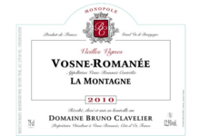 Domaine Bruno Clavelier. Vosne-Romanée "La Montagne"