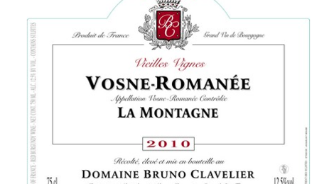 Domaine Bruno Clavelier. Vosne-Romanée "La Montagne"