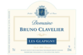 Domaine Bruno Clavelier. Vin de table (Chardonnay) "Les Glapigny"