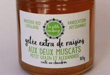La petite vendange. Gelée extra de raisin, aux deux muscats