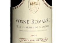 Domaine Guyon. Vosne-Romanée Cuvée « Charmes de Mazières »