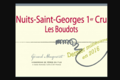 Domaine Gérard Mugneret. Nuits-Saint-Georges Les Boudots – 1er Cru