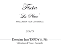 Domaine Jean Tardy & Fils. Fixin "La Place"