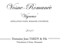 Domaine Jean Tardy & Fils. Vosne-Romanée "Vigneux"