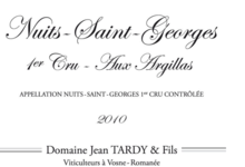 Domaine Jean Tardy & Fils. Nuits Saint Georges 1er cru "Aux Argillas"