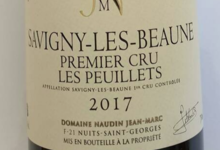 Domaine Jean-Marc Naudin. Savigny-lès-Beaune rouge, 1er cru "Les Peuillets"