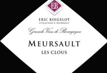 Domaine Eric Boigelot. Meursault "les clous"