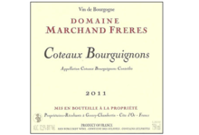 Domaine Marchand Frères. Coteaux Bourguignons rouge