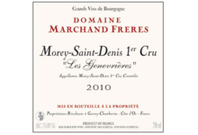 Domaine Marchand Frères. Morey-Saint-Denis 1er Cru Les Genavrières