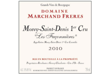 Domaine Marchand Frères. Morey-Saint-Denis 1er Cru Les Façonnières