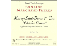 Domaine Marchand Frères. Morey Saint Denis 1er Cru Clos des Ormes