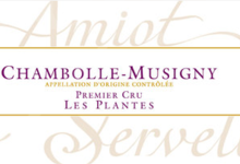 Domaine Amiot-Servelle. Chambolle-Musigny Premier Cru Les Plantes