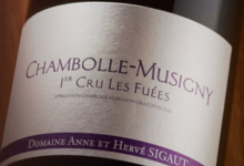 Domaine Sigaut. Chambolle Musigny 1er cru Les Fuées