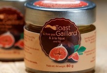 Toast Gaillard spécialité au foie gras et figue à tartiner à l'apéritif