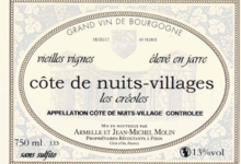 Domaine Molin. Côtes de Nuits village