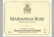 Domaine Philippe Naddef. Marsannay rosé