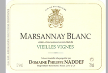 Domaine Philippe Naddef. Marsannay blanc vieilles vignes