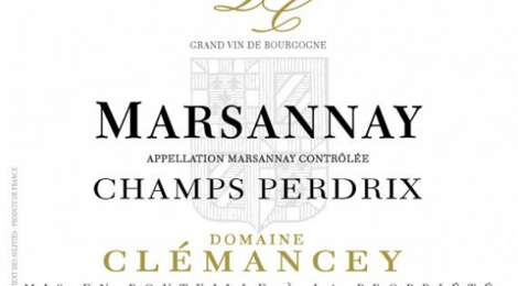 Domaine Clémancey. Marsannay Champs Perdrix