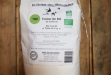 La ferme des hirondelles. Farine de Blé T80 Bio