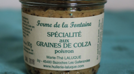 Huilerie Laluque. Tartinade au Poivron et graines