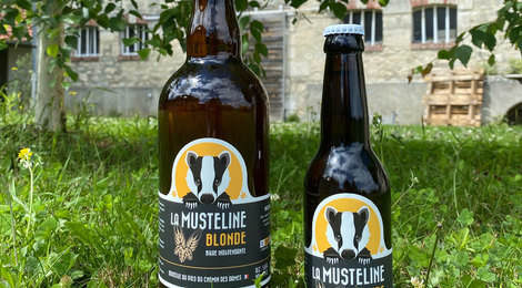 Bière artisanale La Musteline Blonde