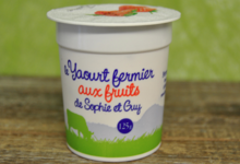 Ferme Sayous. Yaourt fermier aux fruits