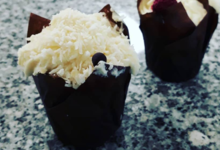 Les petits gâteaux du Pibeste. cupcake Chocolat noix de coco