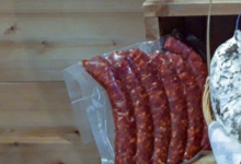 Bergerie des 2 Savoie. Merguez de brebis