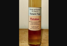 Mamaloux. Sirop romarin/thym