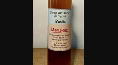 Mamaloux. Sirop basilic