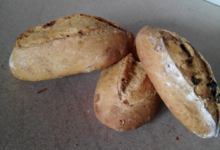 Ferme Campagnolle. Pain aux raisins