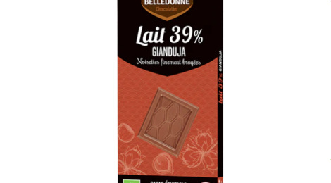 Belledonne. Tablette lait Gianduja