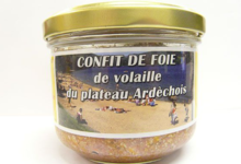 Boucherie Lafont. Confit de foie de volaille du plateau Ardéchois