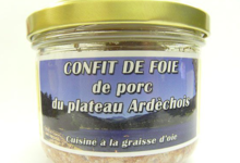Boucherie Lafont. Confirt de foie de porc du plateau ardéchois