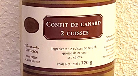 confit 2 cuisses