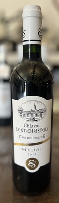 Château Saint Christoly 2019 - Cru Bourgeois AOC Médoc, 0.75l ( BOUTEILLE)